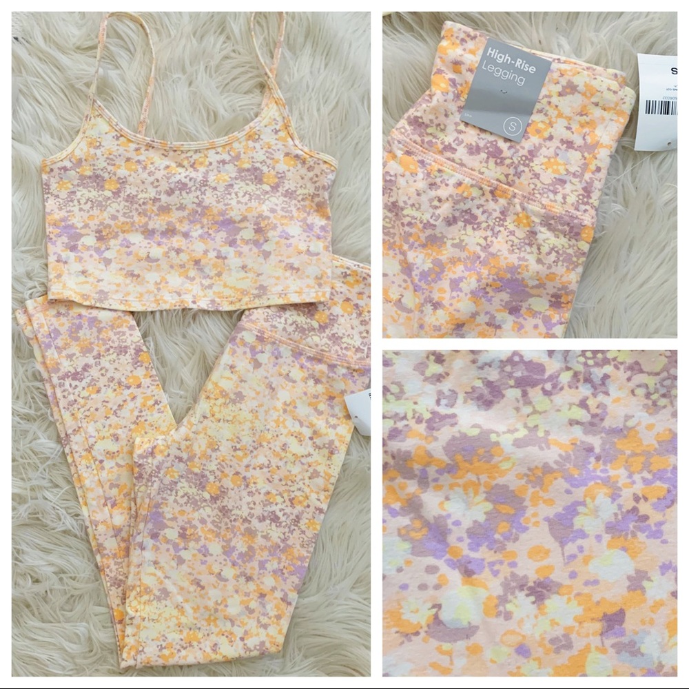 NWT Workout Set (Leggings + Crop Top)
